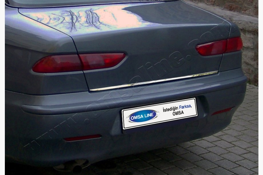 Alfa Romeo 156 1997-2007 гг. Накладка на багажник нержавейка Image