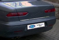 Alfa Romeo 156 1997-2007 гг. Накладка на багажник нержавейка фото 1