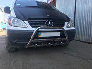 Mercedes Vito W639 2004-2014 гг. Кенгурятник 60мм Нержавейка фото 1