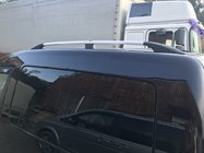 Volkswagen Caddy 2004-2010 гг. Хромированные Рейлинги Макси, пластиковые ножки фото 1