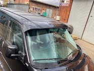 Volkswagen T4 Caravelle/Multivan 1990–2003 гг. Козырек на лобовое стекло (черный глянец, 5мм) фото 1