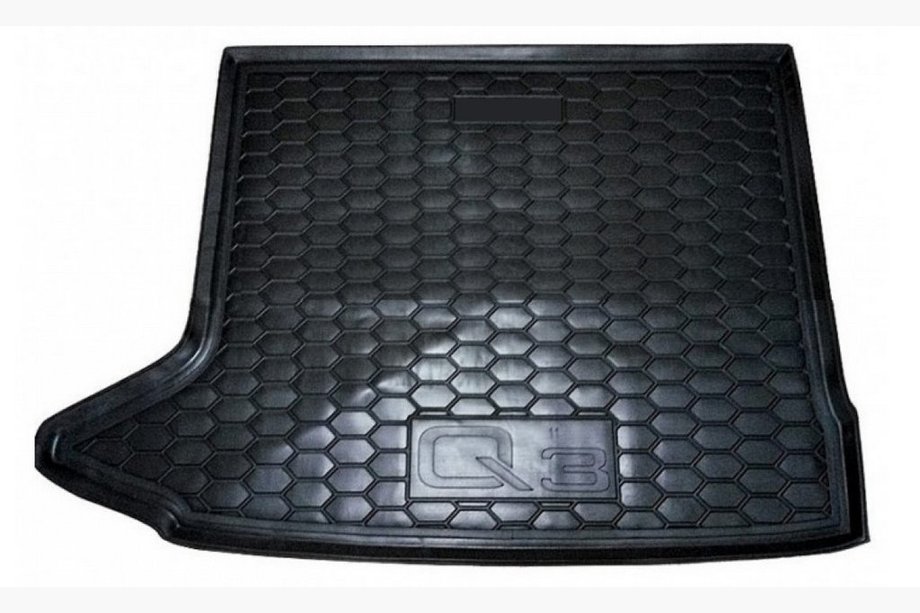 Audi Q3 2011-2019 гг. Коврик багажника (пластик) Image