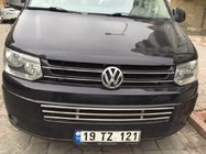 Volkswagen T5 2010-2015 гг. Вставка решетки бампера из нержавеющей стали фото 1