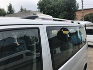 Volkswagen T5 Multivan 2003–2010 гг. Хромированные Рейлинги Длинная база, пластиковые ножки фото 1