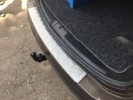 Ford Galaxy 2007-2015 гг. Накладка на задний бампер Carmos нержавейка фото 1