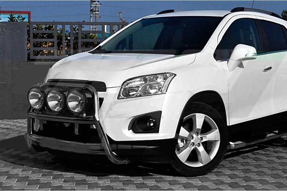 Chevrolet Trax 2012-2023 гг. Передняя Дуга WT018 (Нержавейка) Image