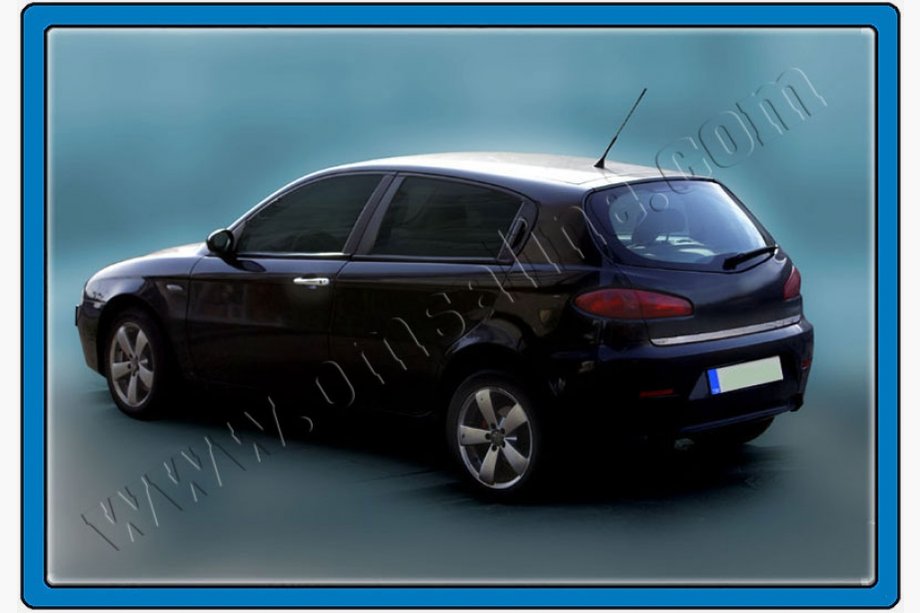 Alfa Romeo 147 2000-2010 гг. Накладка на багажник нержавейка Image