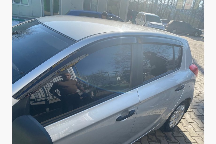 Hyundai I-20 2012-2014 гг. Ветровики на окна (4 шт, ANV) Image
