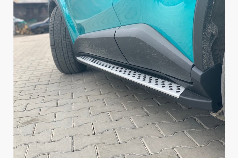 Toyota C-HR 2016-2023 гг. Боковые Подножки Original V1 (2 шт., алюминий) Image
