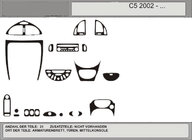 Citroen C-5 2008-2017 гг. Акция! Накладки на панель (под карбон) фото 1
