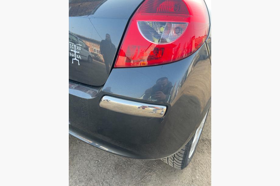 Renault Clio III 2005-2012 гг. Накладки на углы заднего бампера из нержавеющей стали Image