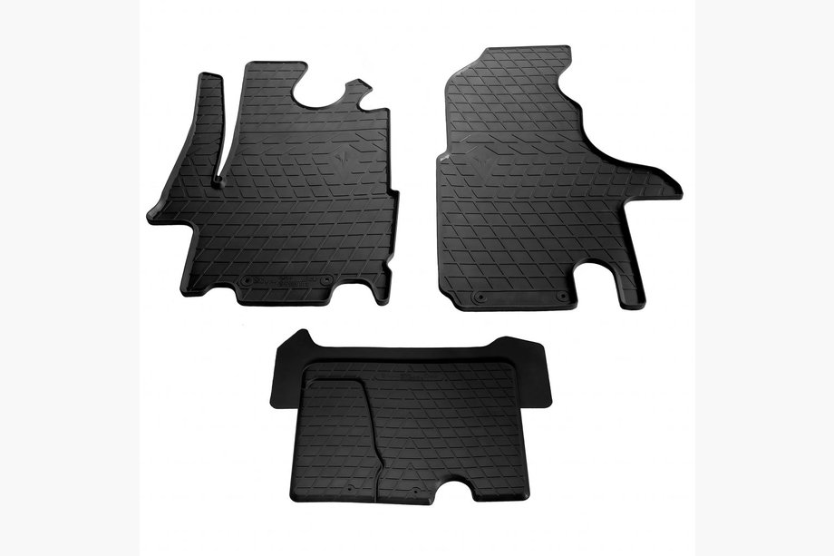 Opel Movano 2004-2010 гг. Резиновые коврики (3 шт, Stingray) Image