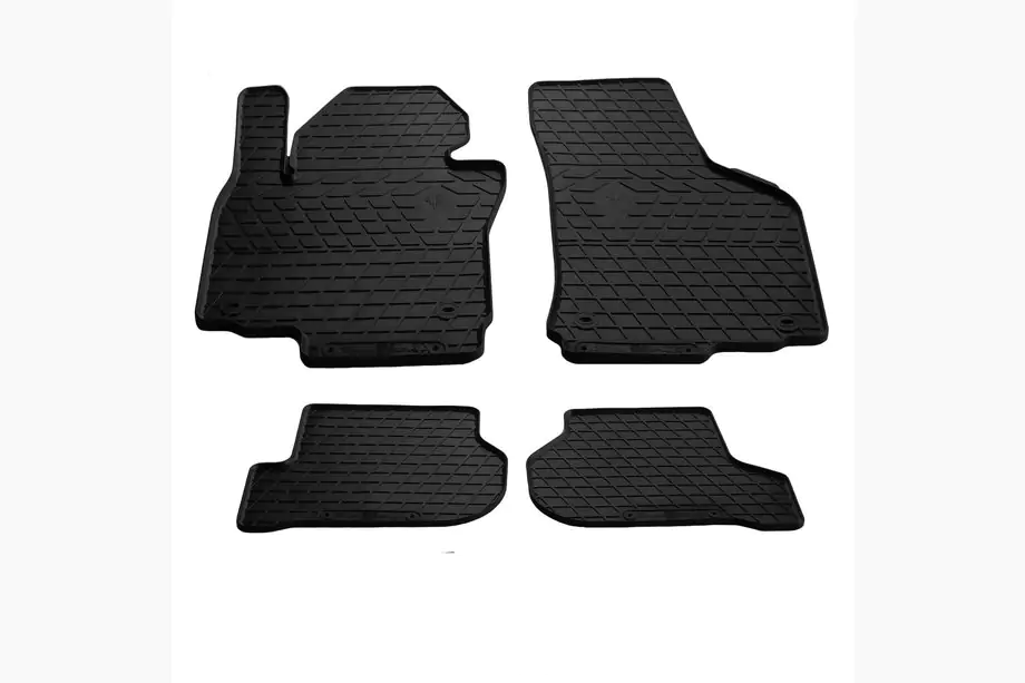 Skoda Octavia II A5 2006-2010 гг. Резиновые коврики (4 шт, Stingray Premium) Image