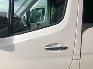 Mercedes Sprinter W907/W910 2018- гг. Накладки на дверные ручки из нержавеющей стали 4 шт, Carmos - Турецкая сталь фото 1
