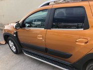 Renault Duster 2018-2024 гг. Нижние молдинги окон нержавейка (4 шт) Carmos - Турецкая Нержавеющая Сталь фото 1