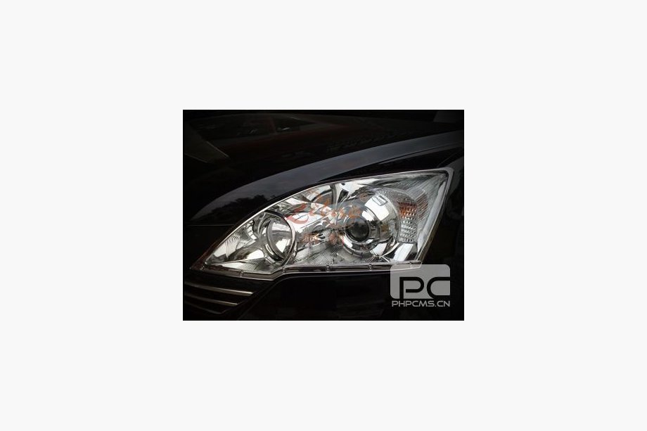 Honda CRV 2007-2011 гг. Накладки на фары (2 шт, пластик) Image