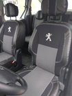 Peugeot Partner Tepee 2008-2018 гг. Авточехлы (Эко-кожа+Ткань, Premium) Передние Сиденья фото 1