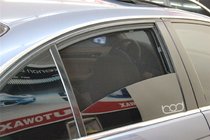 BMW 3 серия E46 1998-2006 гг. Солнцезащитные шторки (3 шт, вставные) фото 1