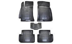 Opel Combo 2002–2012 гг. Резиновые коврики с бортиком (Autogumm) фото 1