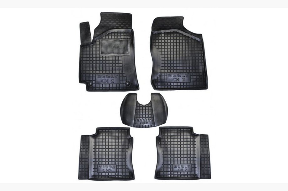 Geely CK-2 2008-2016 гг. Резиновые коврики с бортиком (Autogumm) Image
