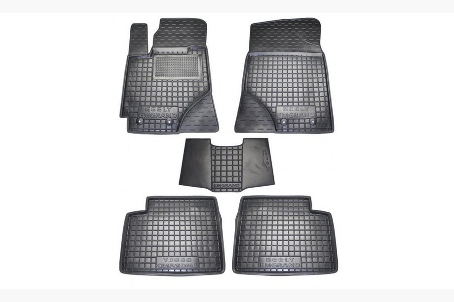 Geely Emgrand EC7 2009- гг. Резиновые коврики с бортиком (Autogumm) Image