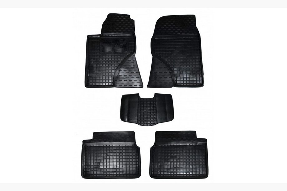 Toyota Avensis 2003-2009 гг. Резиновые коврики с бортиком (Autogumm) Image