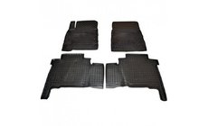 Toyota Land Cruiser 200 2007-2021 гг. Резиновые коврики с бортиком 2007-2012 (Autogumm) фото 1