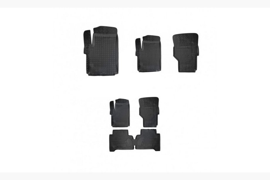 Volkswagen Amarok 2010-2022 гг. Резиновые коврики с бортиком (Autogumm) Image