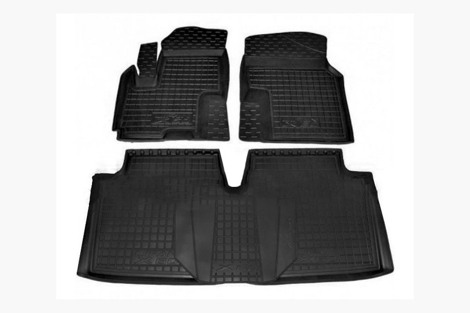Lifan X60 2011- гг. Резиновые коврики с бортиком (Autogumm) Image