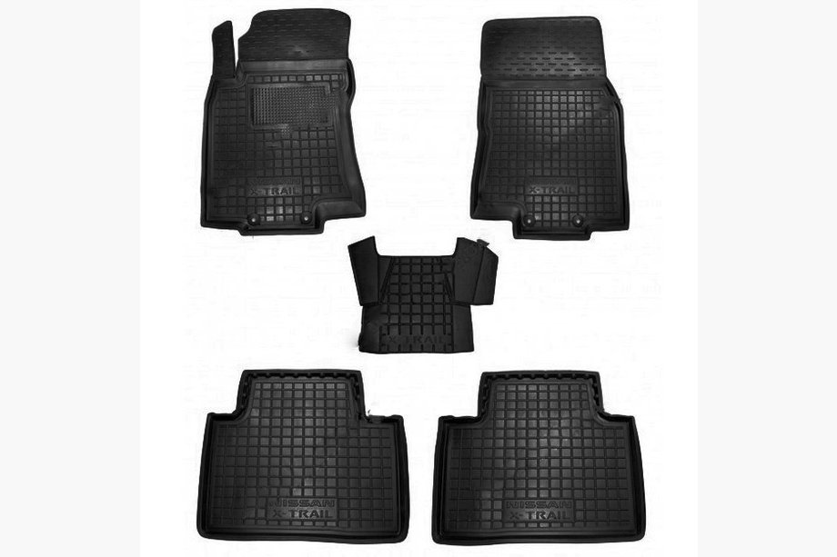 Nissan X-trail T32/Rogue 2014-2021 гг. Резиновые коврики с бортиком (Autogumm) Image