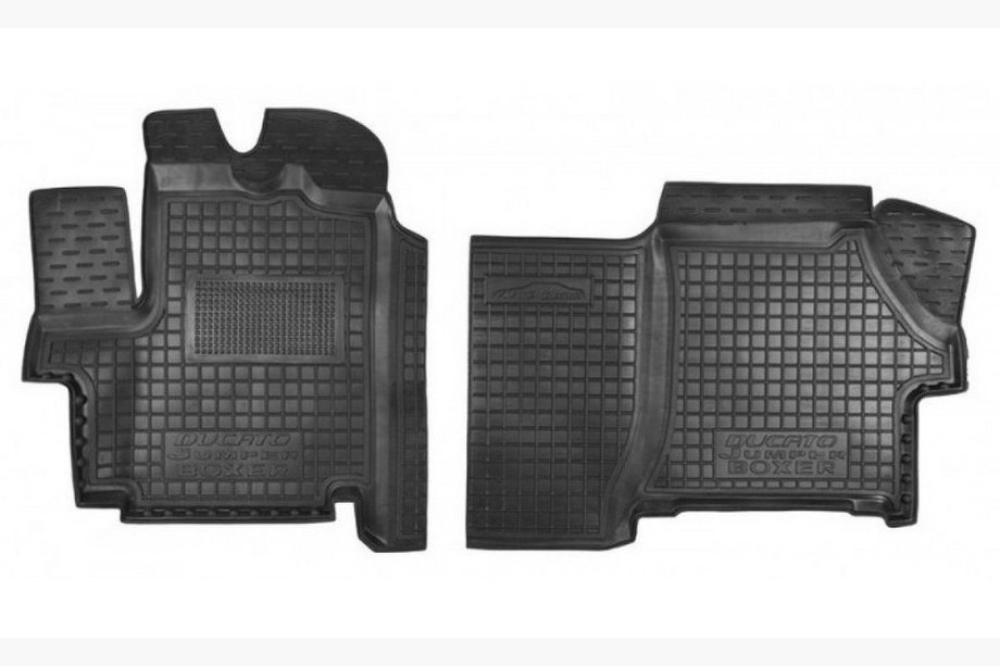 Fiat Ducato 2006-2025 гг. Резиновые коврики с бортиком (Autogumm) Image