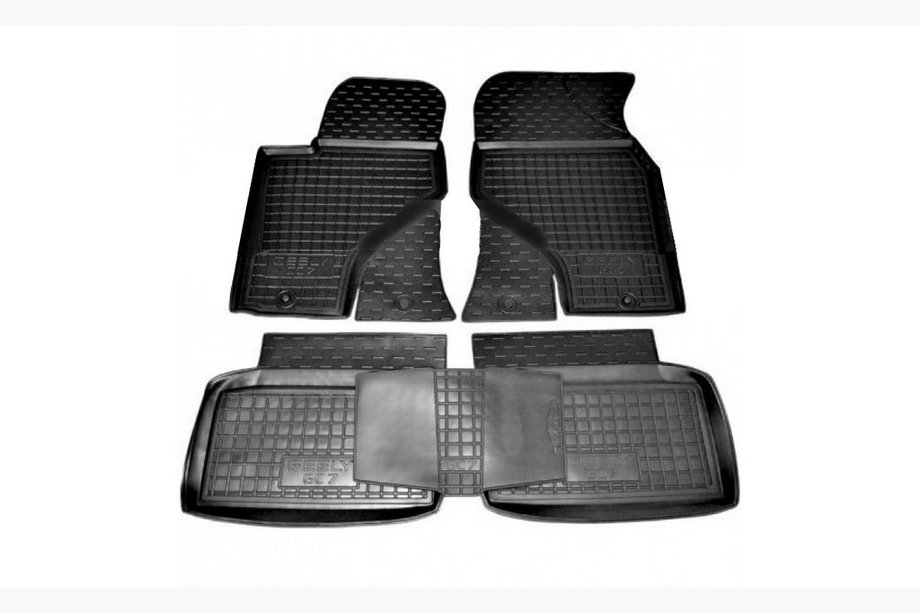 Geely GC-7 2012- гг. Резиновые коврики с бортиком 2015+ (Autogumm) Image