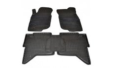 Toyota Hilux 2006-2015 гг. Резиновые коврики с бортиком (Autogumm) фото 1
