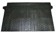 Volkswagen T5 2010-2015 гг. Резиновые коврики с бортиком Multivan 2 ряд (Autogumm) фото 1