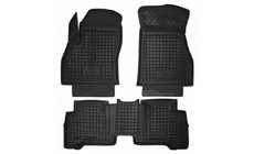 Fiat Fiorino/Qubo 2008-2024 гг. Резиновые коврики с бортиком (Autogumm) фото 1