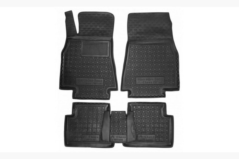 Mercedes A-class W169 2004-2012 гг. Резиновые коврики с бортиком (Autogumm) Image