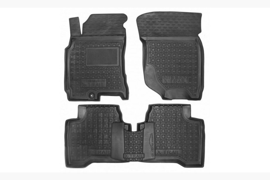 Nissan X-trail T30 2002-2007 гг. Резиновые коврики с бортиком (Autogumm) Image