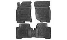 Nissan X-trail T30 2002-2007 гг. Резиновые коврики с бортиком (Autogumm) фото 1
