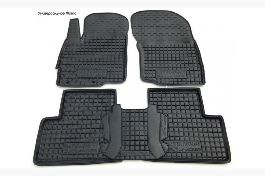 Lexus LX570/450d 2008-2022 гг. Резиновые коврики с бортиком (Autogumm) Image