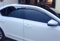 Skoda Octavia III A7 2013-2019 гг. Верхние молдинги окон нержавейка (4 шт) фото 2