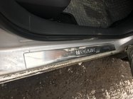 Renault Megane II 2004-2009 гг. Накладки на пороги из нержавеющей стали (Omsa, 4 шт) фото 2