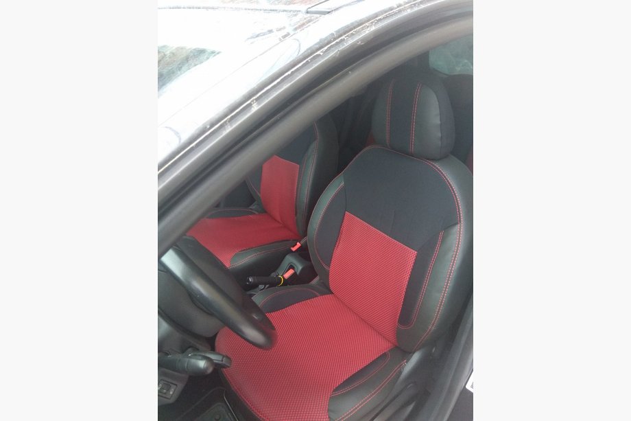 Skoda Fabia 2007-2014 гг. Авточехлы (Экокожа↗Ткань, Premium) Фото 4