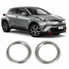 Toyota C-HR 2016-2023 гг. Накладки на противотуманные фары (2 шт, нержавейка) фото 3