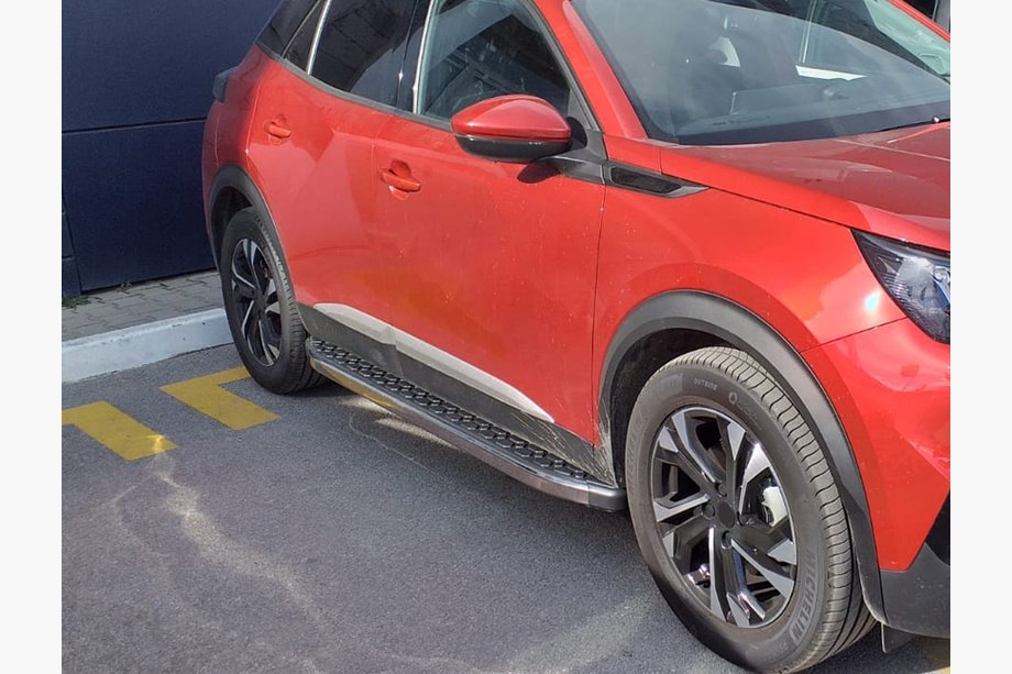 Peugeot 2008 2019- гг. Дверные Молдинги Нержавеющая Сталь (4 шт) Image