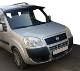 Fiat Doblo I 2001-2005 гг. Козырек на лобовое стекло (черный глянец, 5мм) фото 1