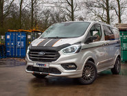 Ford Custom 2013-2022 гг. Дефлектор капота EuroCap (2018-2022) фото 1