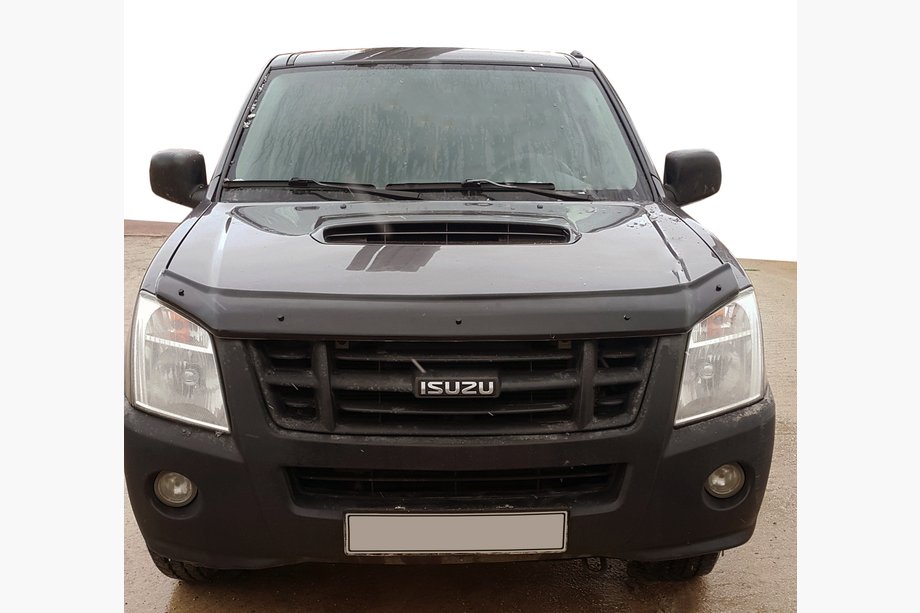 Isuzu D-Max 2002-2011 гг. Дефлектор капота 2006-2011 (EuroCap) Фото 1