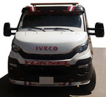 Iveco Daily 2014- гг. Козырек на лобовое стекло V1 (черный глянец, 5мм) фото 1