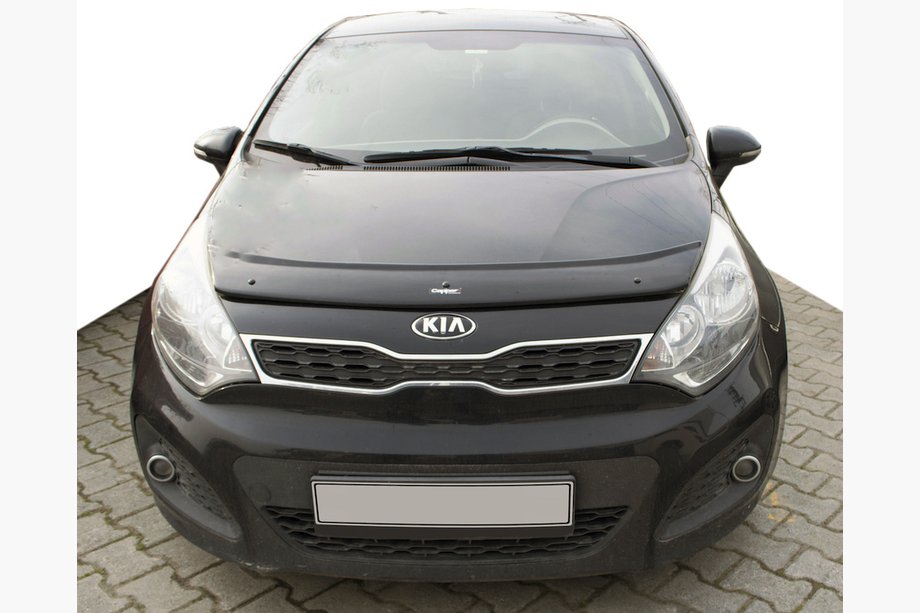 Kia Ceed 2012-2018 гг. Дефлектор капота (EuroCap) Image