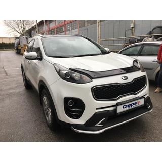 Дефлектор капота (EuroCap) Kia Sportage 2015-2021 гг. фото 1